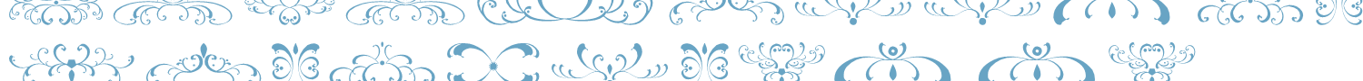sample filigrees and ornaments ST font